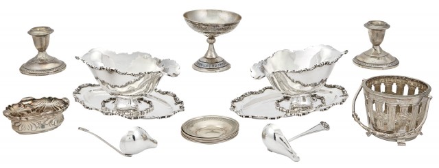 Group of Silver Table Articles