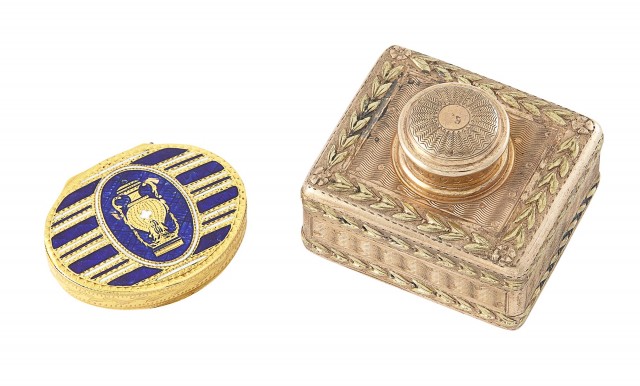 Continental Two-Color Gold Spirit Burner