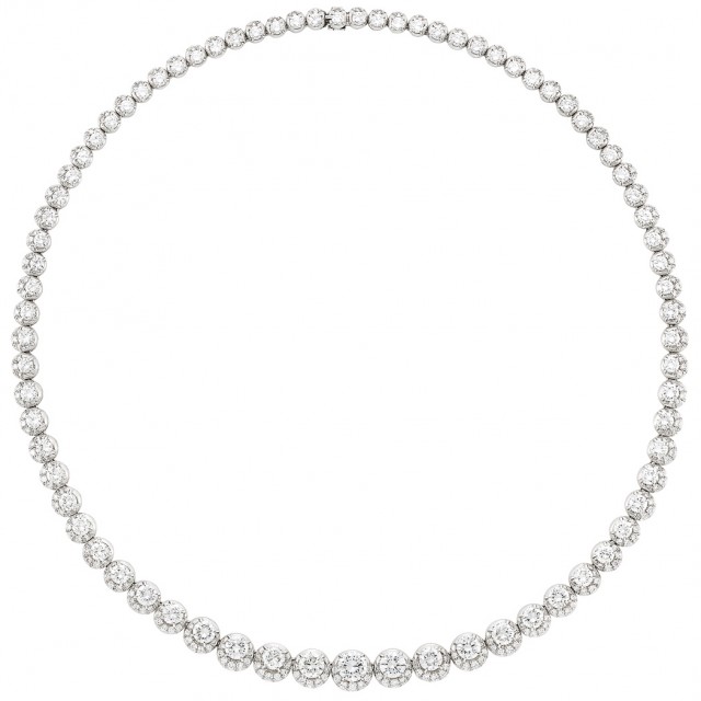 Platinum and Diamond Necklace
