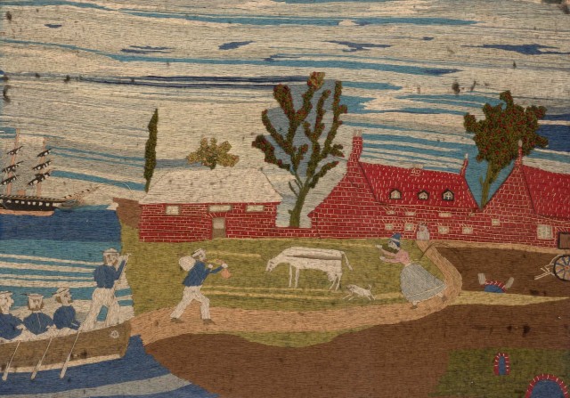 English Woolwork Picture