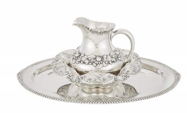 Group of Three American Sterling Silver Table Articles