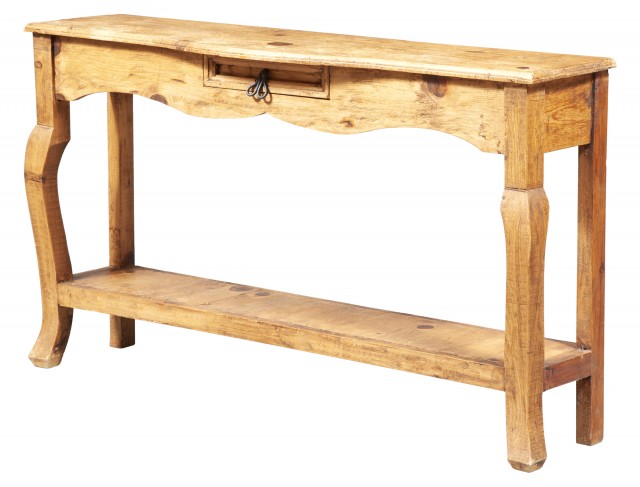 Provincial Oak Console