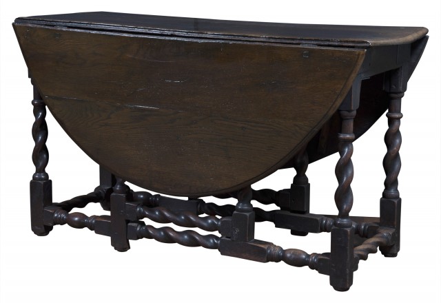 Charles III Oak Gate Leg Table