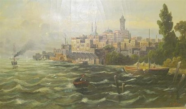 J. Heron 19th/20th Century View of Alexandria