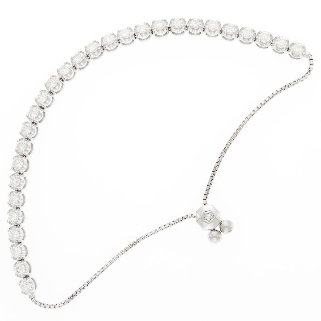 White Gold and Diamond Bracelet