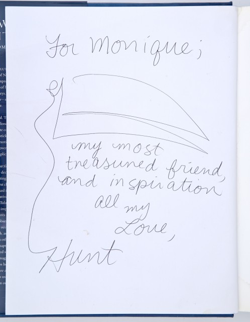 SLONEM, HUNT  Seven volumes by or about Slonem, four inscribed, three with small drawings.