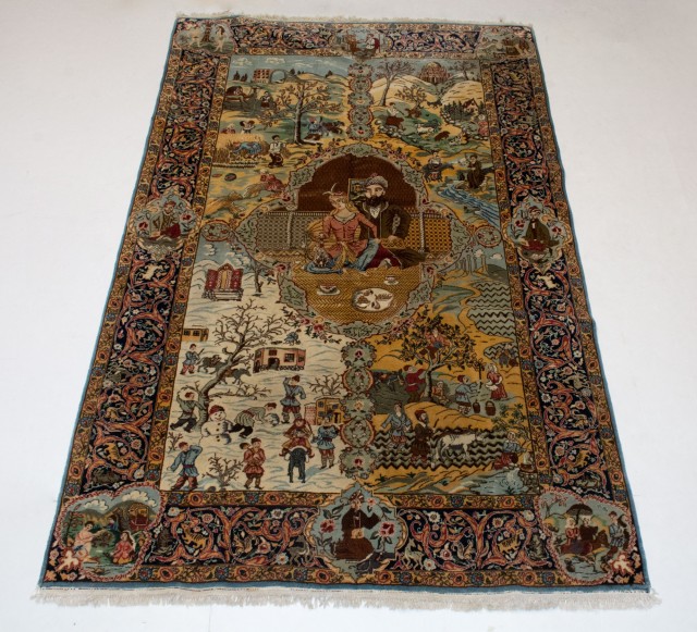 Kerman Pictorial Rug