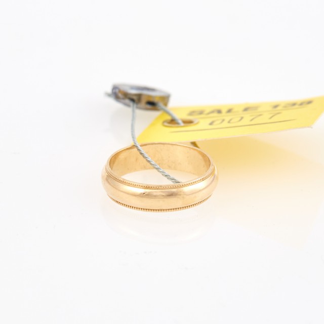 Gold Wedding Ring, 14K 2 dwt.