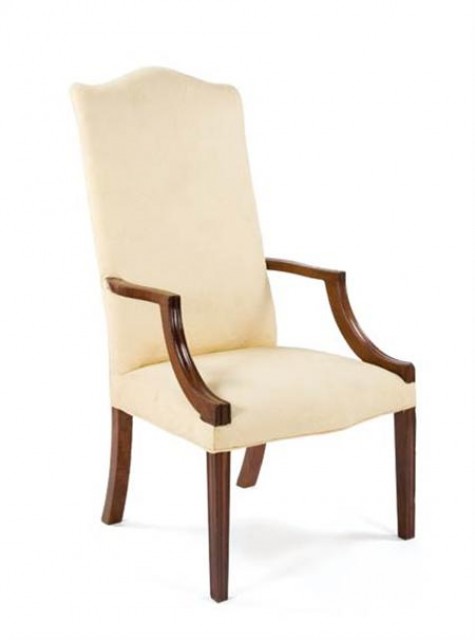 Federal Mahogany Lolling Chair