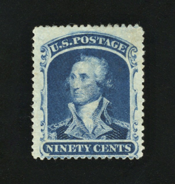 United States 1860 90 Cents Blue, Scott 39
