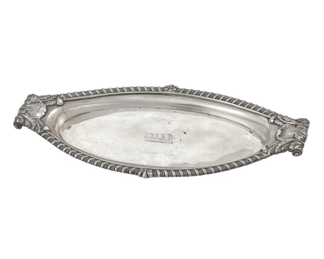 George III Sterling Silver Snuffer Tray