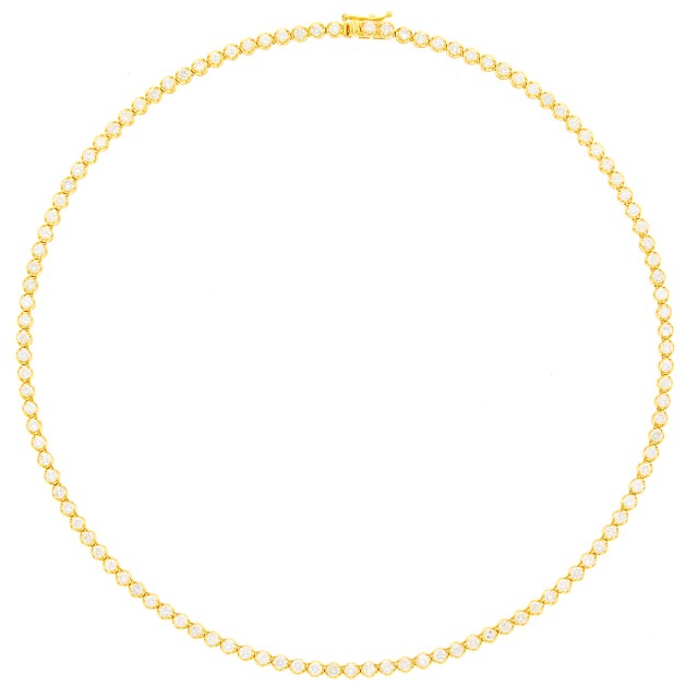 Gold and Diamond Necklace