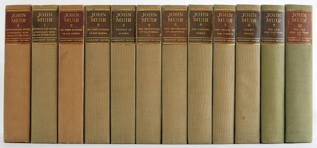 MUIR, JOHN  The Writings of John Muir. Manuscript Edition.