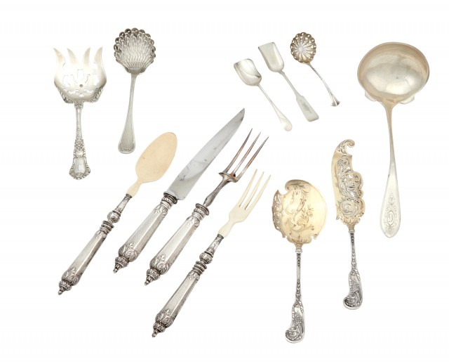 Group of Silver Serving Pieces