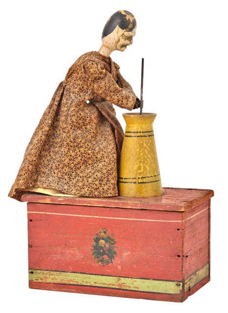 Ives Butter Churner Mechanical Toy