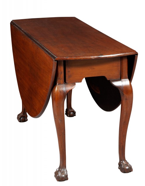George III Mahogany Drop-Leaf Table