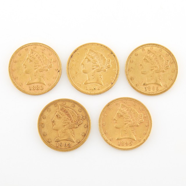 United States $5 Liberty Head