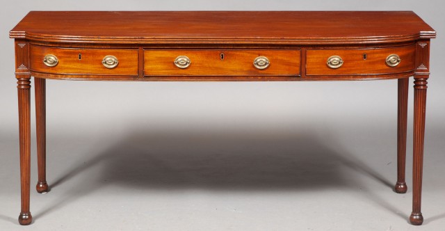 Regency Mahogany Sideboard Table