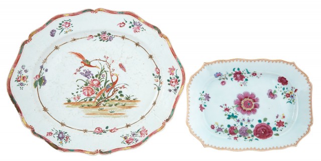 Chinese Export Famille Rose Porcelain Serving Dish