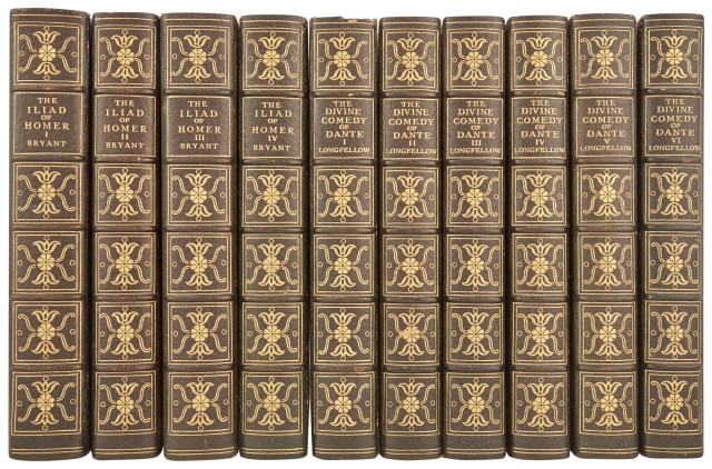 [BINDINGS]  A Collection of classics by various standard authors, uniformly bound.