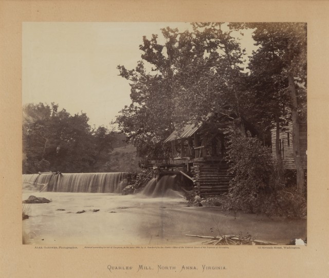 GARDNER, ALEXANDER (1821-1882)  Quarles' Mill, North Anna, Virginia