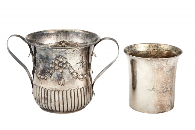Two George III Sterling Silver Cups