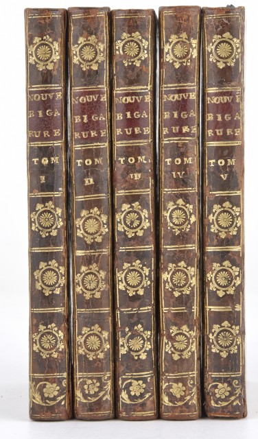 [BINDING-MARQUISE DE POMPADOUR]  HOUDART DE LA MOTTE, ANTOINE. La nouvelle Bigarure. Contenant ce qu'il y a de plus intéressant dans le Mercure de France, et de plus curieux dans les autres Journaux et feuilles périodiques, andc.