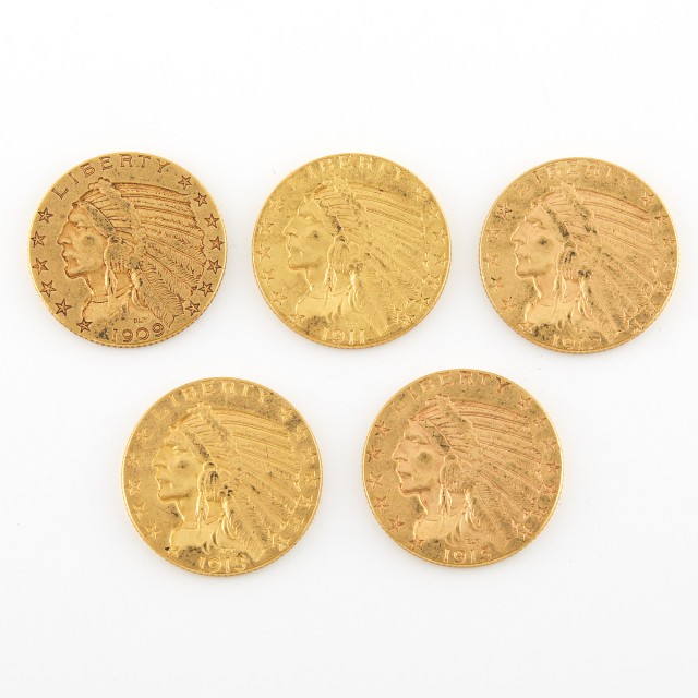 United States $5 Indian Head