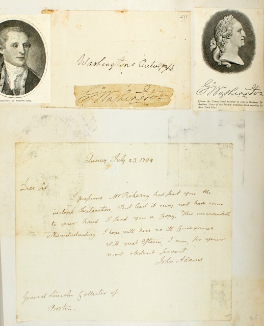 AUTOGRAPH ALBUM OF AMERICAN PRESIDENTS, CABINET OFFICIALS etc.  The album of a late 19th century collector of American autographs.