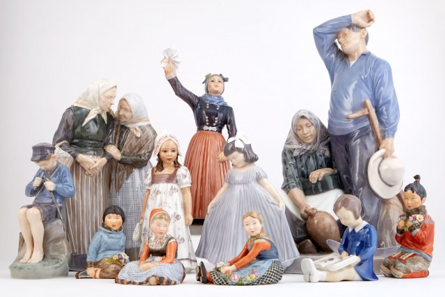 Royal Copenhagen Porcelain Group of The Harvest