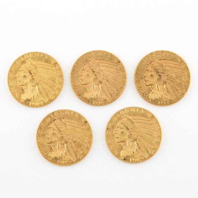 United States $5 Indian Head