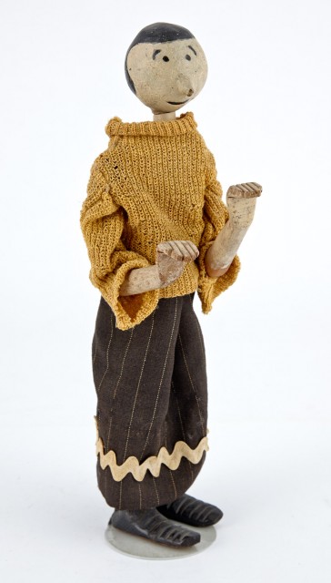 Olive Oil Wooden and Cloth Caricature