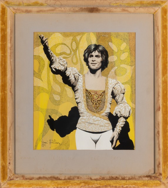 NUREYEV, RUDOLF  A group of personal items, signed items, books and photographs depicting Nureyev.