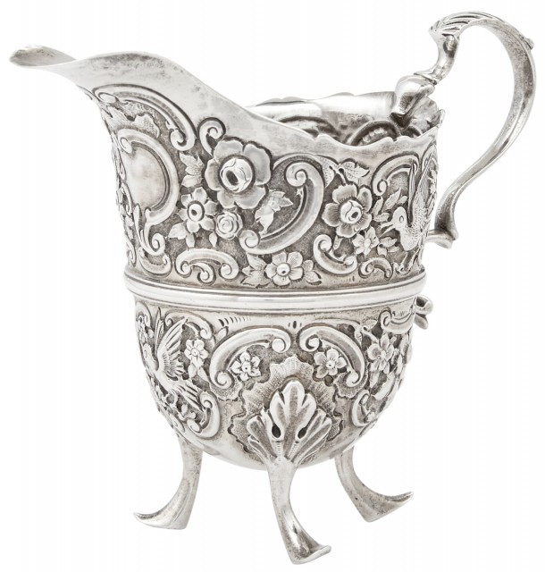 George II Irish Sterling Silver Cream Jug