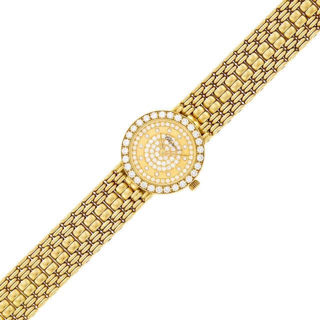 Chopard Gold and Diamond Wristwatch