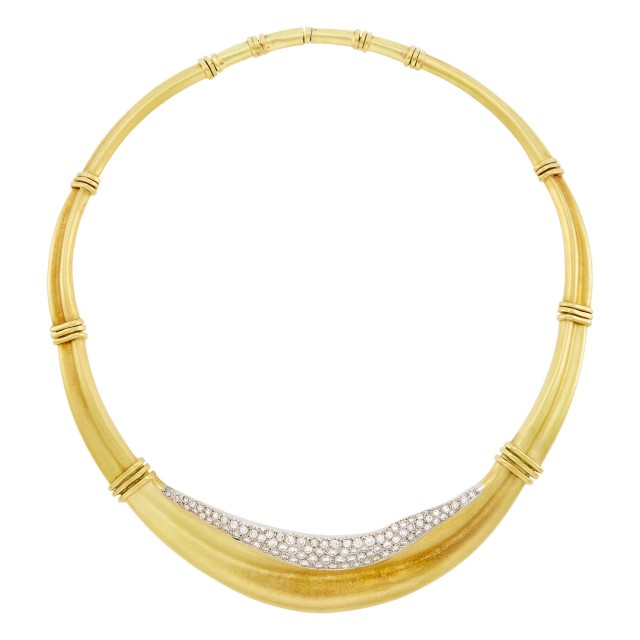 Two-Color Gold and Diamond Necklace