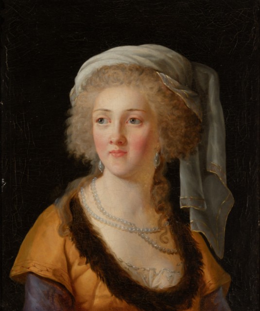 Follower of Elisabeth Louise Vigee-Lebrun  Portrait of a Lady