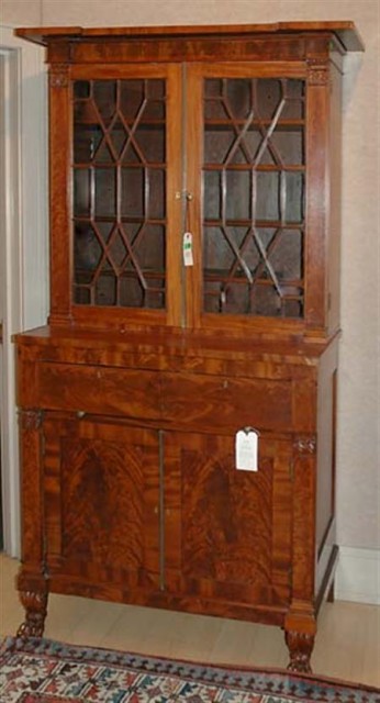 Classical Mahogany Secretary Bookcase
