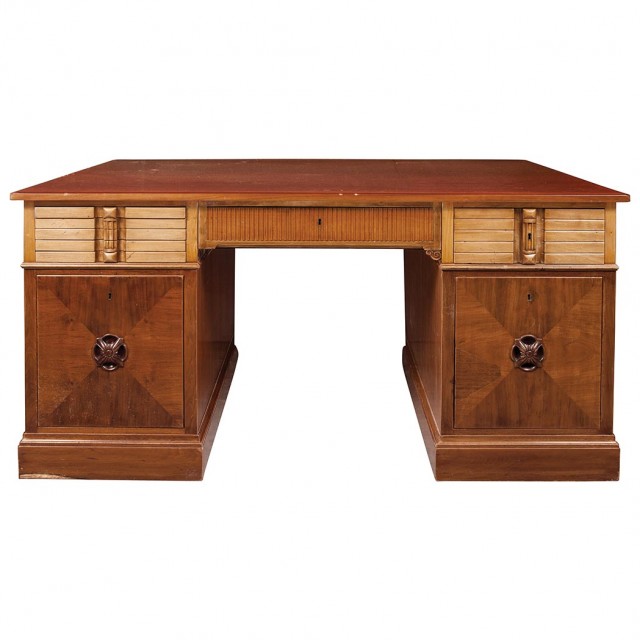 Johan Rhode Fruitwood, Mahogany and Ask Desk
