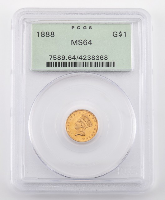 United States 1888 $1 Princess