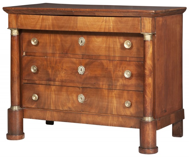 Empire Mahogany Chest of Drawers
