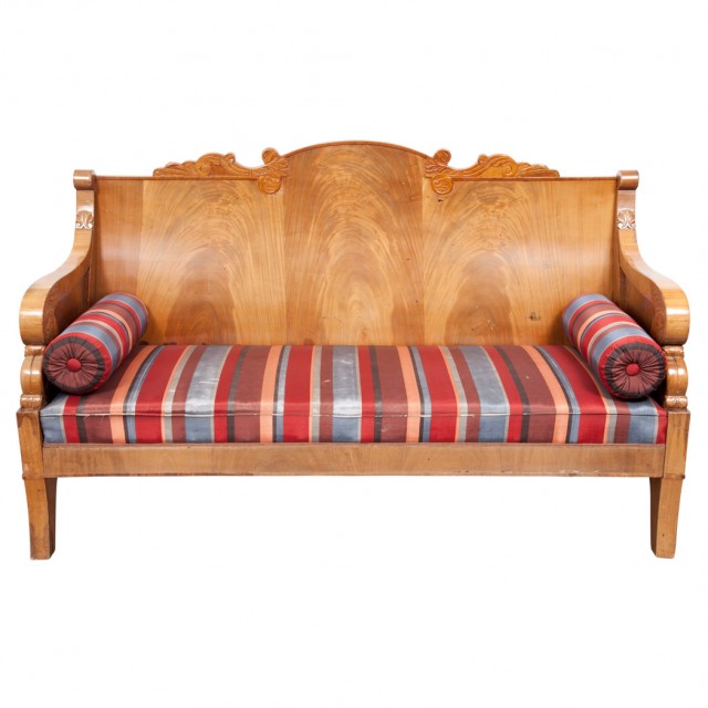 Biedermeier Mahogany Sofa