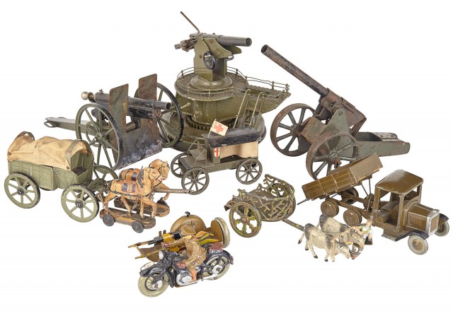 Group of Artillery Items