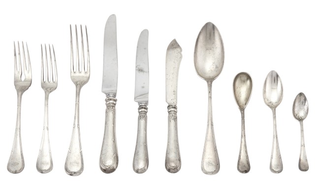 Austrian Silver Flatware Service