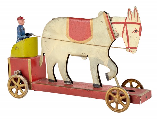 Large White Articulated Mule