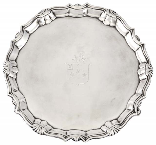 George II Sterling Silver Salver