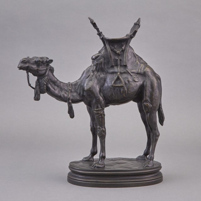 Bronze Figure of a Dromedary with Sadle