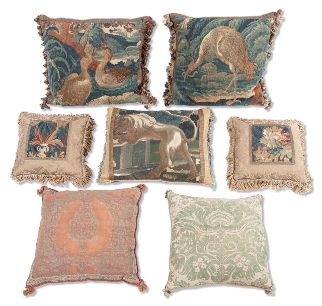 Group of Throw Pillows