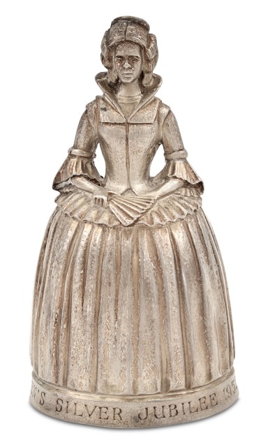 Asprey Sterling Silver Silver Jubilee Table Bell