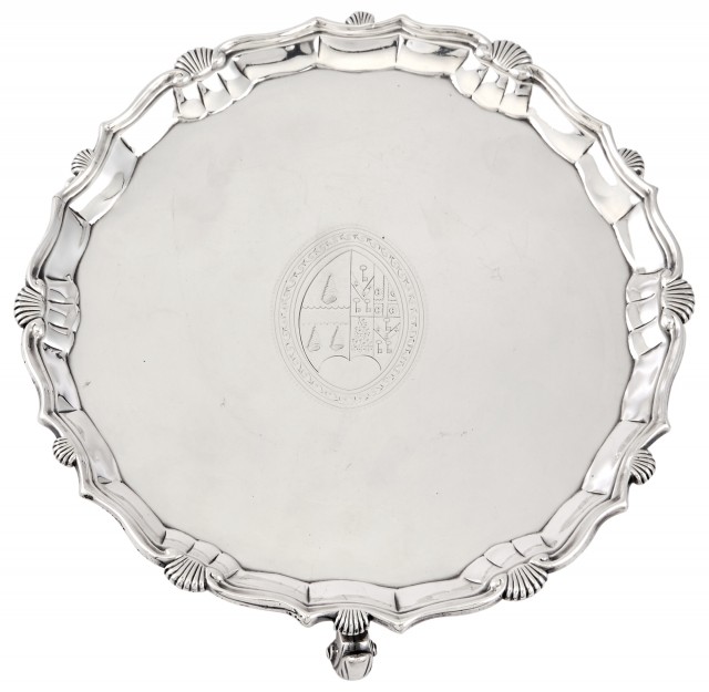 George III Sterling Silver Salver